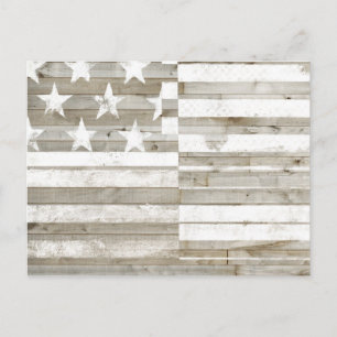 Amerikanska Flagga Vykort