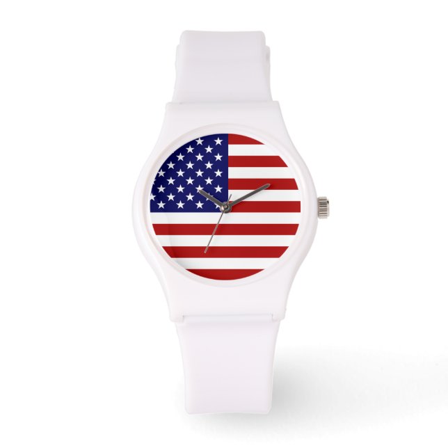 Amerikanska Flagga Watch Armbandsur (Framsida)