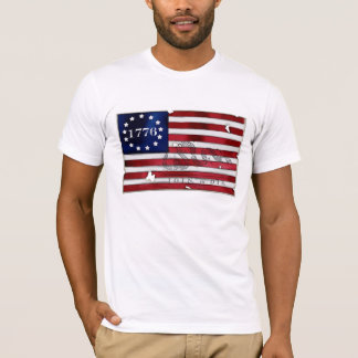 Amerikanska flaggan 1776 t-shirt