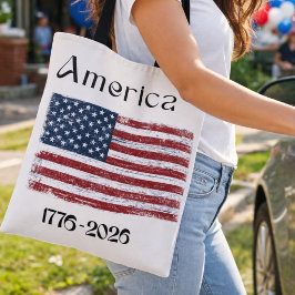 Amerikanska flaggan 1776 till 2026 USA 250-årsjubi Tygkasse