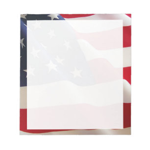 Amerikanska flaggan anteckningsblock