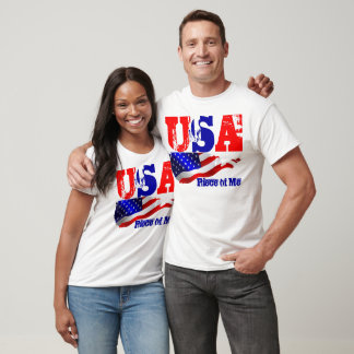 Amerikanska flaggan är medborgareflagga av USA Tröja