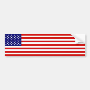 Amerikanska flaggan bildekal