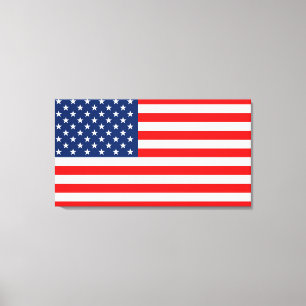 Amerikanska flaggan canvastryck