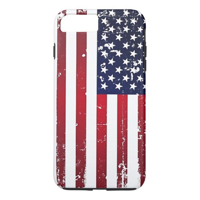 Amerikanska flaggan Case-Mate iPhone skal (Baksida)