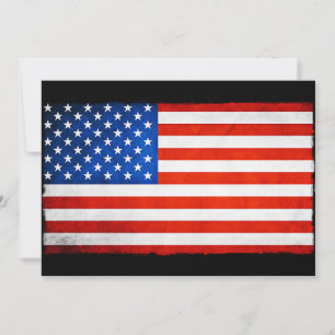 Amerikanska flaggan inbjudningar
