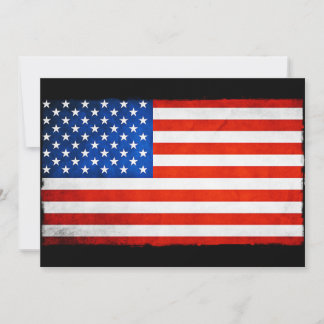 Amerikanska flaggan inbjudningar