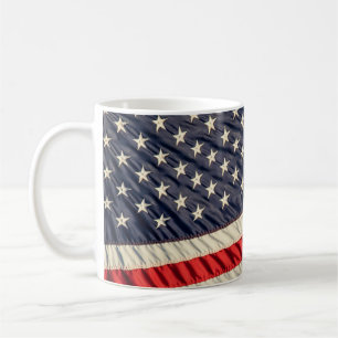Amerikanska flaggan kaffemugg