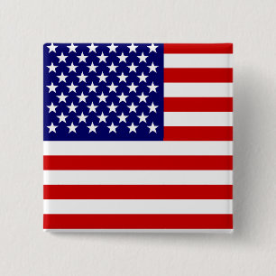 Amerikanska flaggan knapp