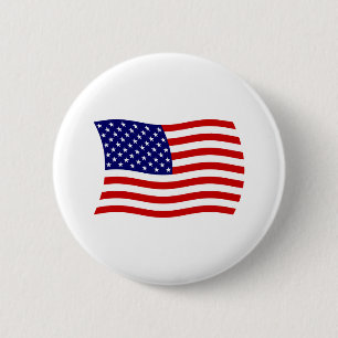 Amerikanska flaggan knapp
