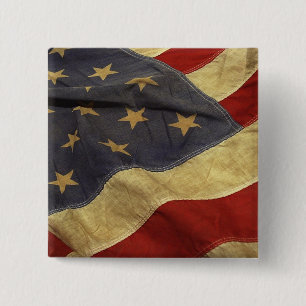 Amerikanska flaggan knapp