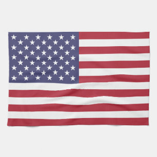 Amerikanska flaggan kökshandduk