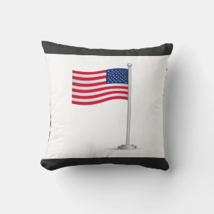 Amerikanska flaggan kudde