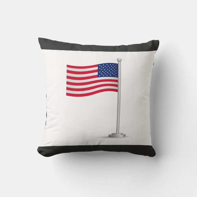 Amerikanska flaggan kudde (Framsida)