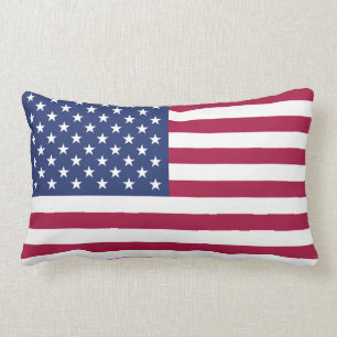 Amerikanska flaggan kudder lumbarkudde