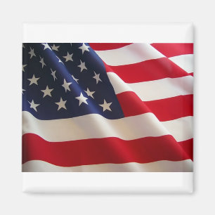 Amerikanska flaggan magnet