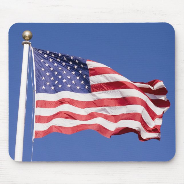 Amerikanska flaggan musmatta (Framsidan)