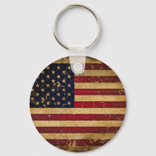 Amerikanska flaggan nyckelring