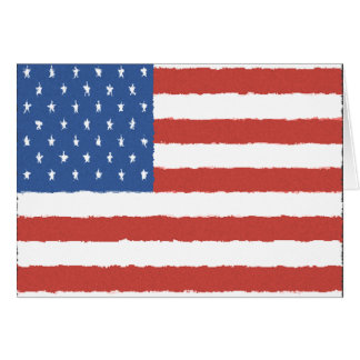 Amerikanska flaggan OBS kort
