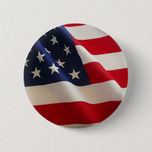 Amerikanska flaggan. Old glory! Knapp
