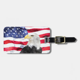 AMERIKANSKA FLAGGAN & ÖRN BAGAGEBRICKA