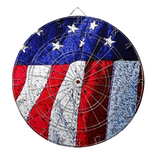 Amerikanska flaggan piltavla (Framsidan)