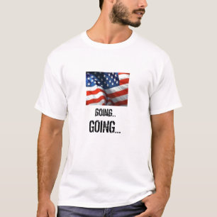 AMERIKANSKA FLAGGAN SOM GÅR… T SHIRT