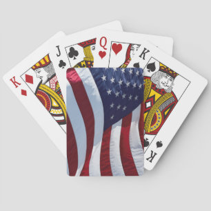 Amerikanska flaggan spel kort