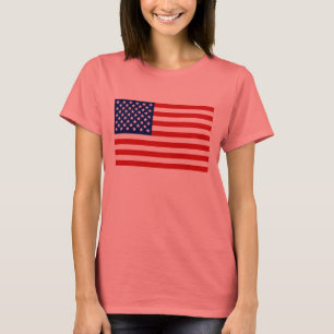 Amerikanska flaggan t-shirt