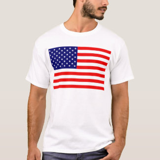 Amerikanska flaggan t-shirt