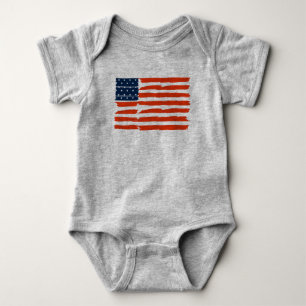 Amerikanska flaggan t shirt