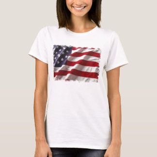 Amerikanska flaggan t shirt