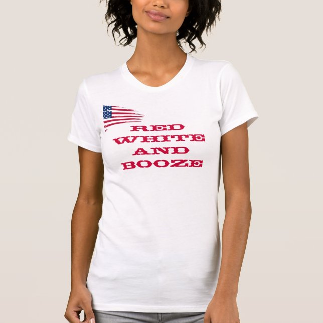 Amerikanska flaggan t-shirt (Framsida)