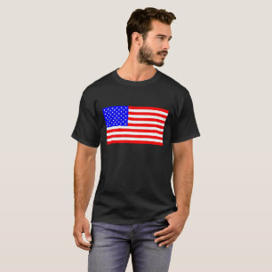 Amerikanska flaggan t shirt