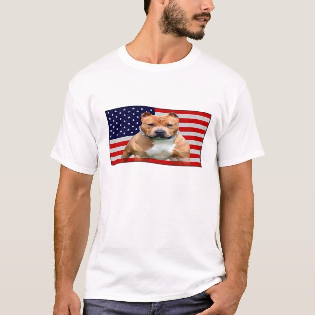 amerikanska flaggan tee (Framsida)