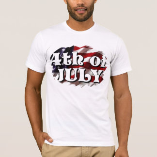 Amerikanska flaggan tee shirt
