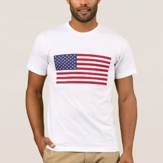 Amerikanska flaggan tee shirt