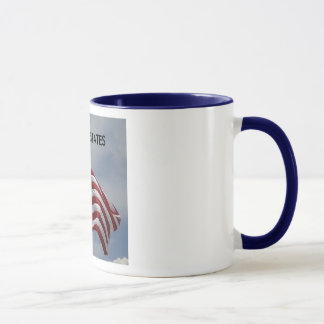 Amerikanska flaggan UNITED STATES, mugg