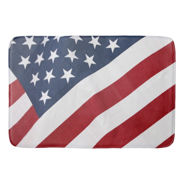 Amerikanska flagganbadmatta badrumsmatta (Framsidan)