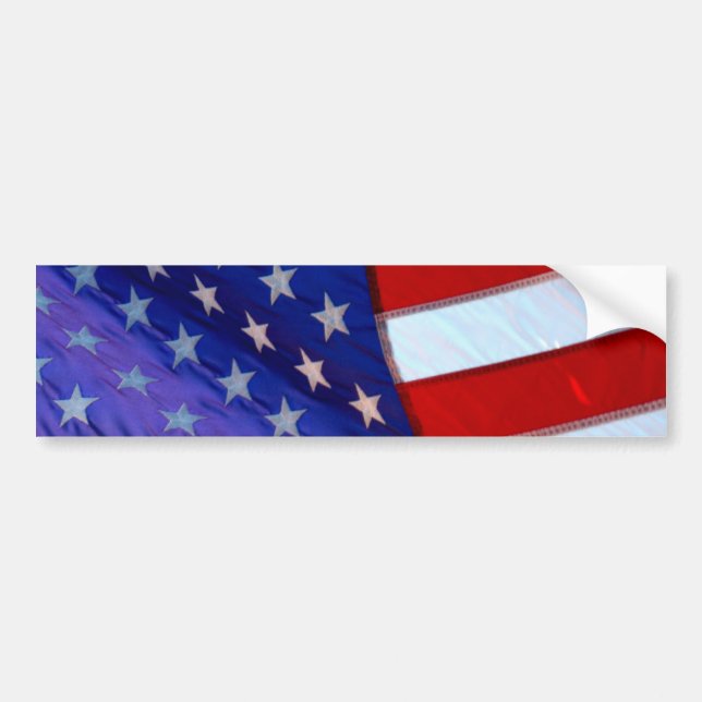 Amerikanska flagganbildekal bildekal (Framsidan)