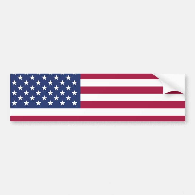 Amerikanska flagganbildekal bildekal (Framsidan)