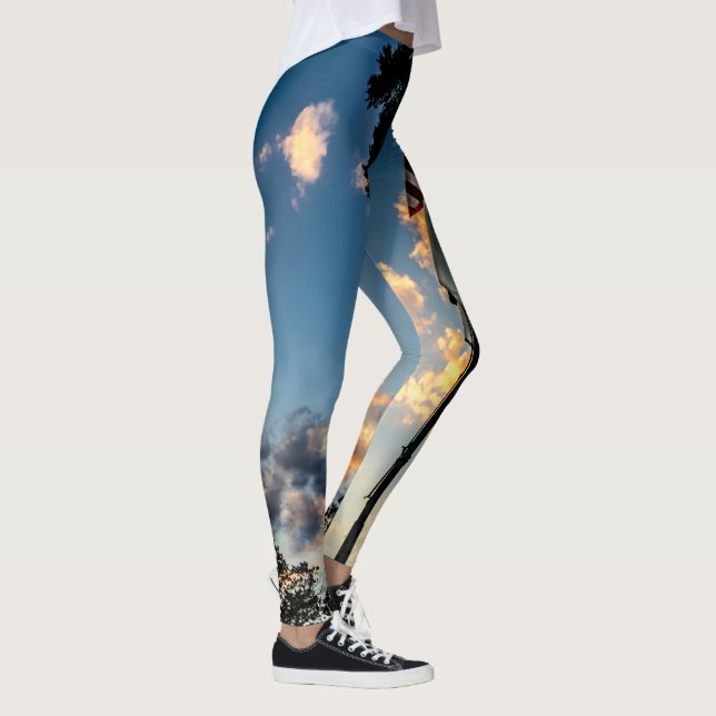 amerikanska flagganbyxor leggings (Höger)