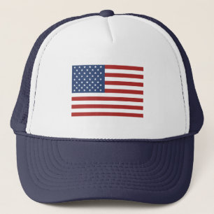 Amerikanska flagganhatt truckerkeps