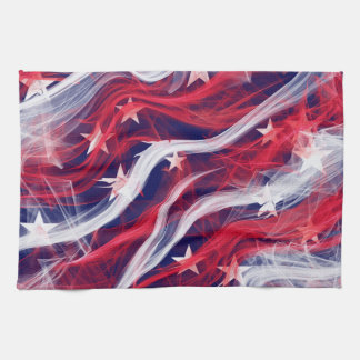 Amerikanska flaggankökshandduk kökshandduk