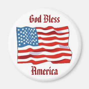 Amerikanska flagganmagnet magnet