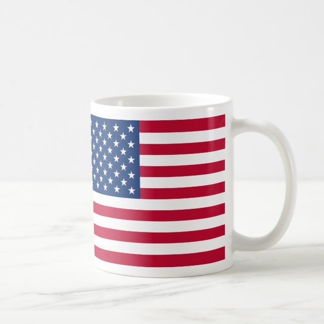 Amerikanska flagganmugg kaffemugg (Höger)