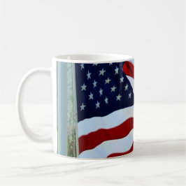 Amerikanska flagganmugg kaffemugg