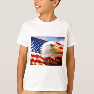 Amerikanska flagganörn t shirt