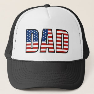 Amerikanska flagganpappahatt keps