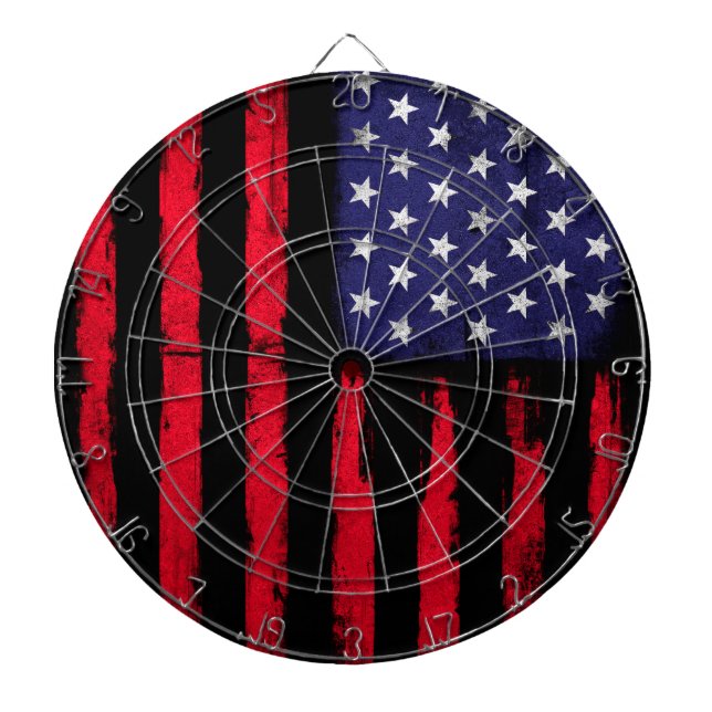 Amerikanska flagganpatriot darttavla (Framsidan)